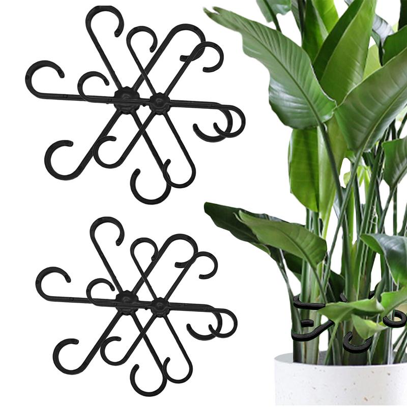 Variegated Monstera Node - 4pcs Climbing Plants Support Clips Flower
