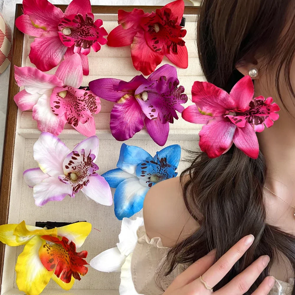 Orchid Flower Hairpin Hair Cli - Orchid Phalaenopsis recension och pris