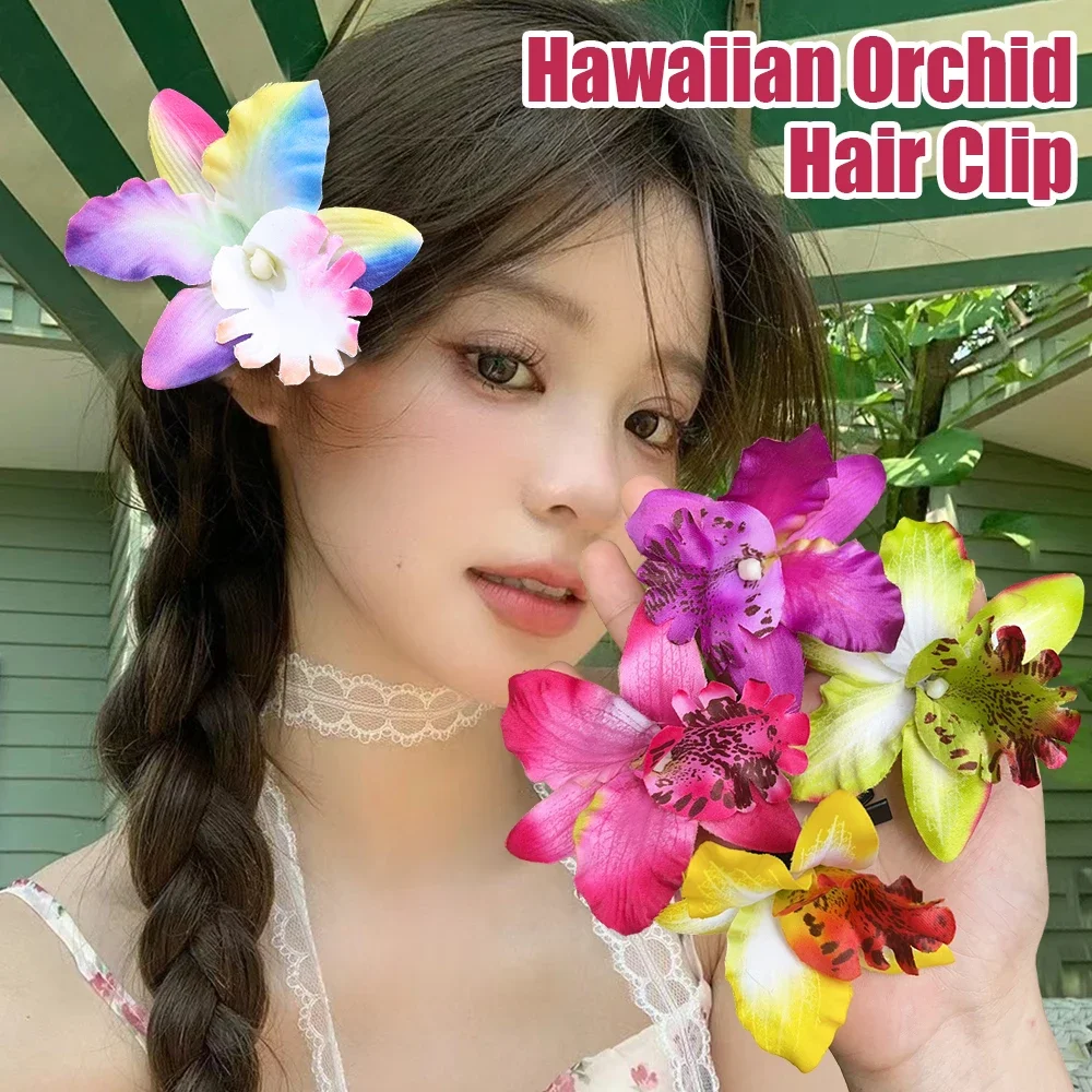 Orchid Flower Hairpin Hair Cli - Orchid Phalaenopsis recension och pris
