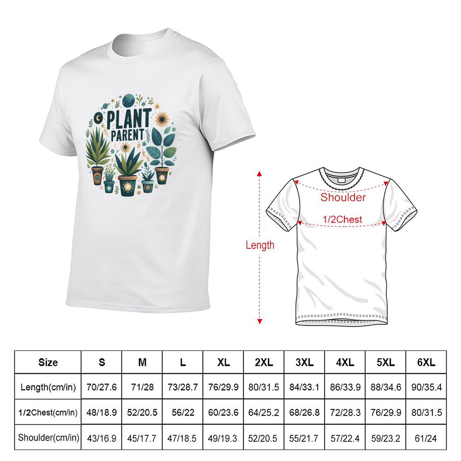 Plant parent T-Shirt Plus Size - Plant Parent Shirt recension och pris