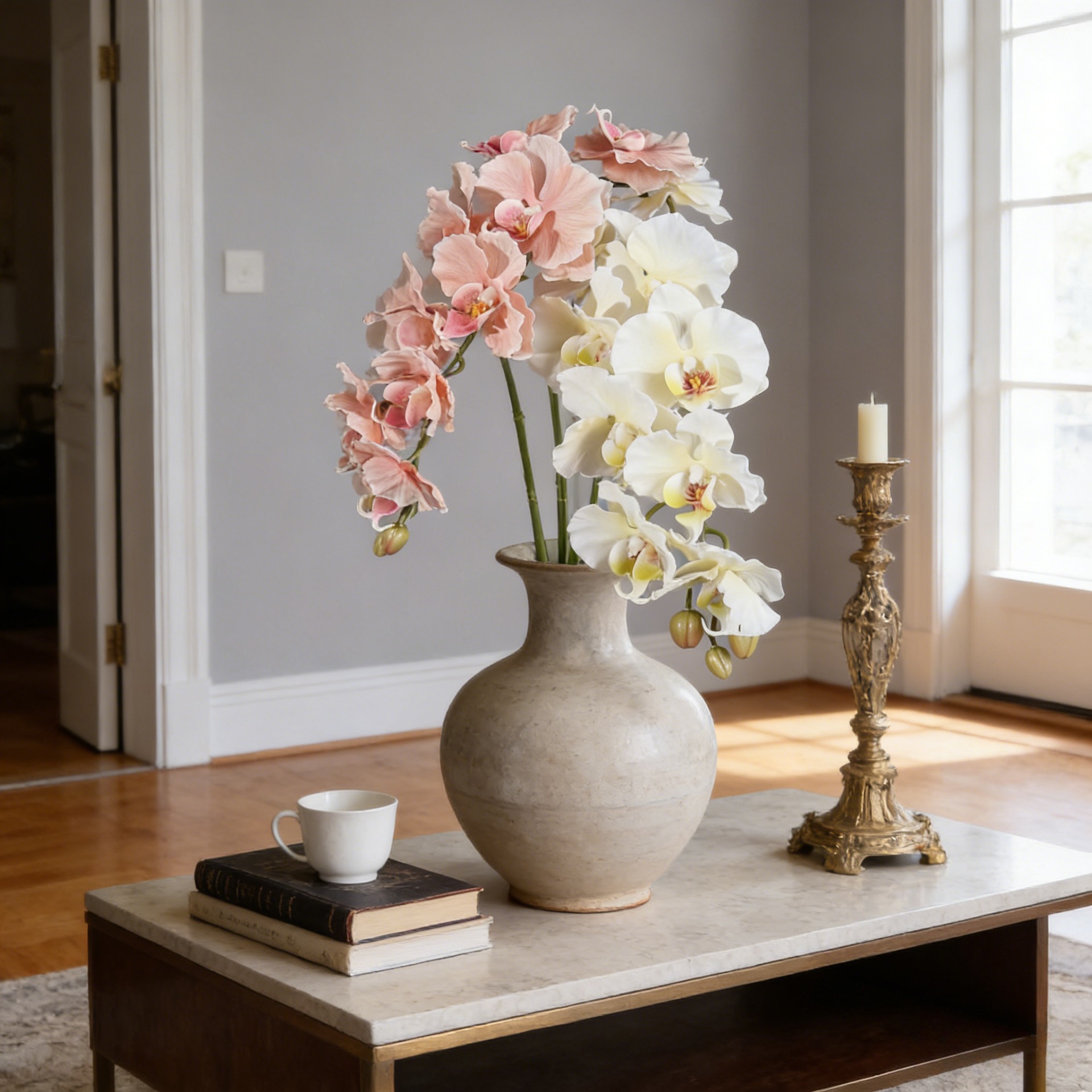 38.6 Inch 9 Heads Korean Style - Orchid Phalaenopsis recension och pris